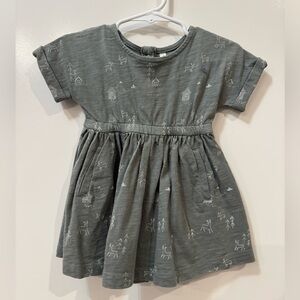 Rylee + Cru Kat T-Shirt Dress Woodland 6-12 months‎ 100% Cotton fit flare twirl